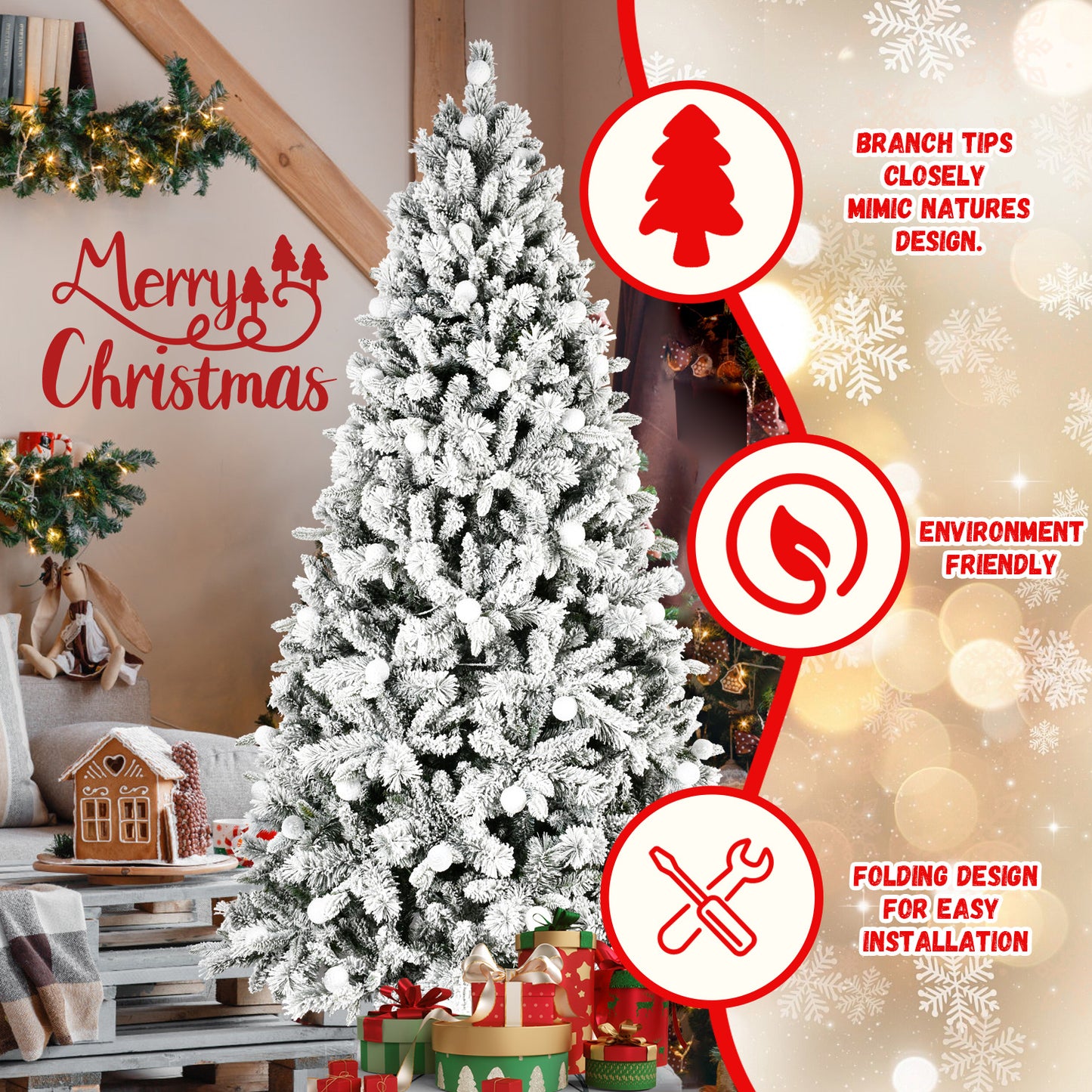 LumiSpot 8ft Christmas Tree