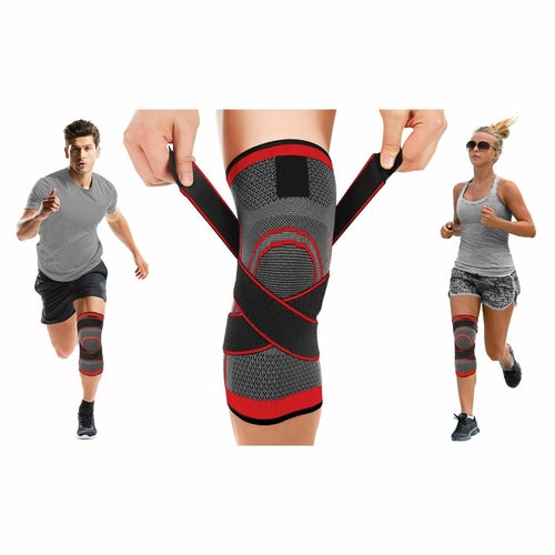 DCF Compression Knee Sleeve with Adjustable Straps